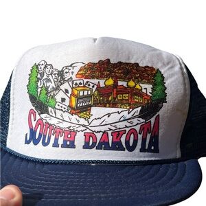 Vintage South Dakota Graphic Trucker Hat